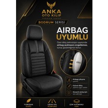 Anka Audi A3 Uyumlu Taytüyü Ve Deri Premium -TAM SET- Oto Koltuk Kılıf