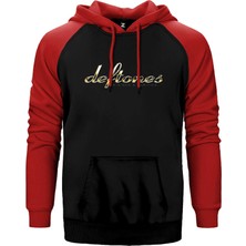 Z zepplin Deftones B-Sides Kırmızı Renk Reglan Kol Kapşonlu Sweatshirt