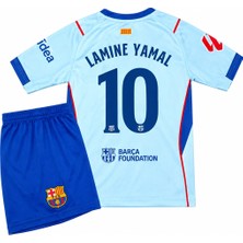 Mmt Spor 2027 Barcelona Lamine Yamal Yeni Sezon Deplasman Mavi Çocuk Formasıı