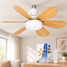 Str Store Kumandalı Tavan Vantilatör Avize - 6 Kanat 52CM 3 Kademe