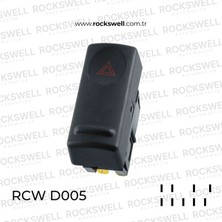 Rockswell Dortlu (4lu) Flasor Anahtarı R19 - D005