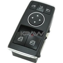 Mcar Cam Acma Salterı Sol (Ayna Katlamalı, Ikılı, Sıyah 9107) C204 11> R231 12> - Kraw AN-552E
