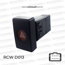 Rockswell Dortlu Flasor Anahtarı Logan (8 Fıs) - D013
