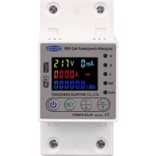 Koresan TOMPD-63LW Tomzn Kaçak Akım Koruma Rölesi ve Yüksek Voltaj ve Akım Koruyucu Röle 63A Wifi