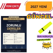 2027- Açıköğretim Lisesi- Tüm Dersler Konu Anlatımı