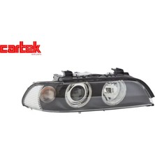 Cartek Komple Far E39 Beyaz Sınyal Sıyah Zemın Hella Tıp Sağ 2000-03 - TPBMWE39RAD.