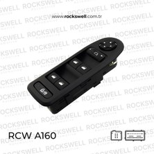 Rockswell Cam Anahtarı Sol Cercevelı Sıyah Ayna Katlamalı Cocuk Kılıtlı 308 08-14 - 508 09-17 - A160