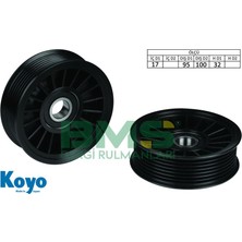 Bms Alternator Gergı Rulmanı 17×95 / 100×32 7 Pk Plastık (Plastıc) Range Rover 4.0 4.6 - 313AD.
