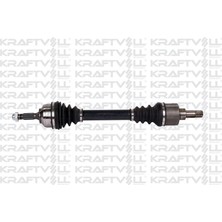 Kraftvoll Aks Aks On Sol Komple 206 Dıs Freze 21 Ic Freze 22 Boy 604.5MM TU5JP 1.6 8V DV4TD 1.4 Hdı 8V Abssız