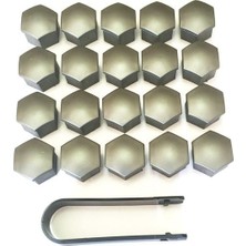 Plastech Gri Bijon Kapağı Takim 20 Ad + Cikarma Aparati A1 A3 A4 A5 A6 A7 A8 Q3 Q5 Q7 P12165