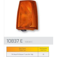 Farba Sınyal Lambası Sol Sarı Duysuz R9 - 10837DAD.