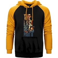 Z zepplin The Last Of Us 2 Butterfly Çift Renk Reglan Kol Sweatshirt / Hoodie