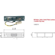 Eser Plaka Lambası Dks - 1880210AD.