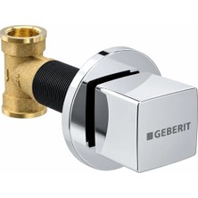 Geberit Kare Ankastre Stop Valf Taharet Musluğu Krom – Iç Set Dahil