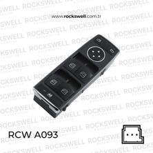 Rockswell Cam Acma Salterı Sol Ön (Komple, Ayna Katlamalı) X204 08>15 W204 07>14 S204 07>14 - A093