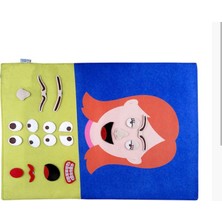Buluttoys Cırtlı Yüz Ifadesi Panosu Kız Çocuk