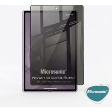Microsonic Samsung Galaxy Z Fold 8 Privacy 5d Gizlilik Filtreli Cam Ekran Koruyucu Siyah