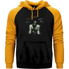 Z zepplin Paradise Lost In Requıem Sarı Renk Reglan Kol Kapşonlu Sweatshirt