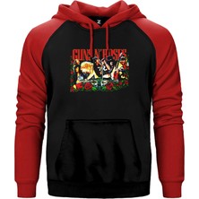 Z zepplin Guns N Roses Grup Konser Çift Renk Reglan Kol Sweatshirt / Hoodie