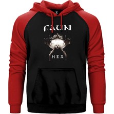 Z zepplin Faun Hex Çift Renk Reglan Kol Sweatshirt / Hoodie