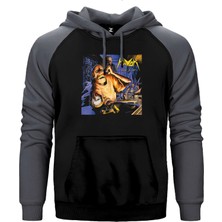 Z zepplin Havok Time Is Up Gri Renk Reglan Kol Kapşonlu Sweatshirt