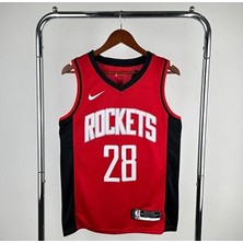 Houston Rockets 2025 Alperen Şengün Basketbol Forması (Red)