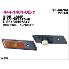Depo Çamurluk Sinyali Bmw E34-36 Sarı Sol