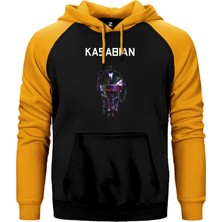 Z zepplin Kasabian The Alchemist'S Euphoria Sarı Renk Reglan Kol Kapşonlu Sweatshirt