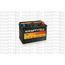 Kraftvoll Aku Aku 12V 72 Ah Lb3 (278×175×175) Tam Kapalı Alcak