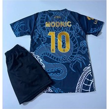 Real M.a.d.r.i.d 2022/2026 Sezonu Luka Modric Dragon Desenli Konsept Çocuk Forması 2 Li Set