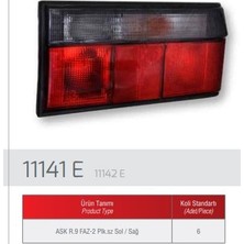 Farba Stop Lambası Sol R9 Faırway Duysuz - 11141DAD.