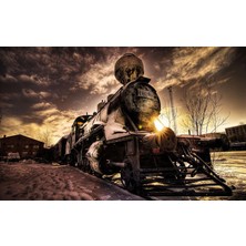 DIGITRA-TREN-001-MERDIVEN Kanvas Tablo