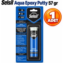 Selsil Arge Toptan Aqua Epoxy Putty Macun 57 gr Islak ve Sualtı Yüzeylerde Kullanılabilir  1 Adet