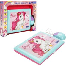 Sunman Lexibook JC598UNI Eğitici Laptop Unicorn Ingilizce-Türkçe 124 Fonksiyon Sesli 4+