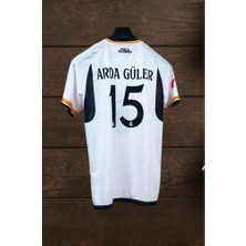 Yeni Sezon Reall-Madrid Arda-Güler 15 Özel Tasarım Beyaz 2023/24