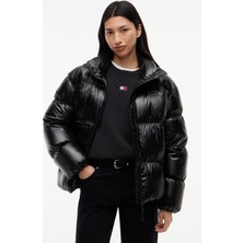 Tommy Jeans Tjw Hıgh Neck Shıny Puffer Down