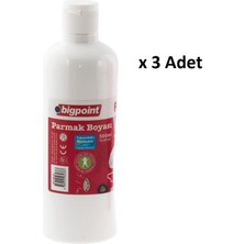 Bigpoint Parmak Boyası 500 ml Beyaz x 3 Adet