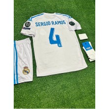 Real Madrid Sergio Ramos Çocuk Futbol Forması Takımı 3 Lü Set Cardif 2017/2018 Sezon