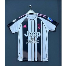 Juventus 2025-2026 Iç Saha Kenan Yıldız Forması Pembe/siyah