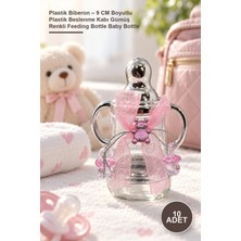 Yenilig 10 Adet Plastik Biberon – 9 cm Boyutlu Plastik Beslenme Kabı Gümüş Renkli Feeding Bottle Baby Bottle
