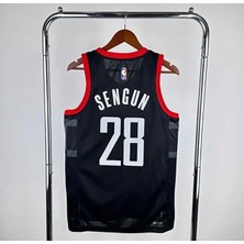 H.o.u.s.t.o.n Rockets 2025 Alperen Şengün Basketbol Forması (Black)