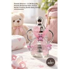 Yenilig 1 Adet Plastik Biberon – 9 cm Boyutlu Plastik Beslenme Kabı Gümüş Renkli Feeding Bottle Baby Bottle