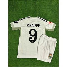 Real Madrid 2026 Kylian Mbappe 9/ Iç Saha Çocuk Forması 4'lü Set