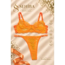Love Secret Sehiba Desenli Balenli Bralet Sütyen Takımı