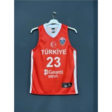 Yeni Sezon 2025/2026 Sengun 23 Numara Basketbol Forması Kırmızı