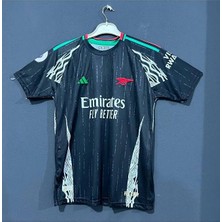 Arsenal 2024/25 Yeni Sezon Bukayo Saka Deplasman Yetişkin Forması Unisex (Black) 1h