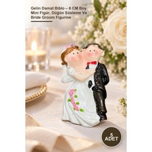 Yenilig 5 Adet Gelin Damat Biblo – 6 cm Boy Mini Figür, Düğün Süsleme ve Bride Groom Figurine