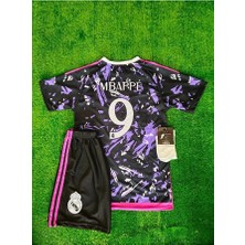 R.e.a.l'm.a.d.r.i.d' Kylian Mbappe 9 Galaxy Çocuk Forması 3 Lü Set T-Shirt