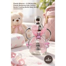 Yenilig 5 Adet Plastik Biberon – 9 cm Boyutlu Plastik Beslenme Kabı Gümüş Renkli Feeding Bottle Baby Bottle