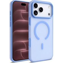 Goocamp iPhone 18 Pro Max Kılıf Güçlü Magsafe Halkalı Buzlu Arka Kapak Kamera Yükseltili Mat Silikon Gcmp